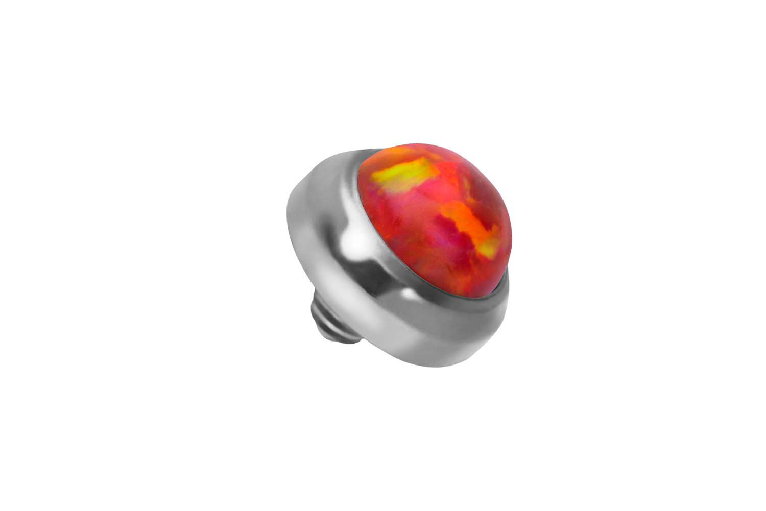 Titan Dermal Anchor Aufsatz DISC + SYNTHETISCHER OPAL ++SALE++ von Piercingline